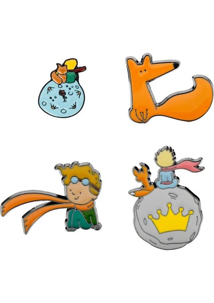 Stil 6 Le Petit Prens Emaye Pin Özel Broş Elbise Tilki Gül Gezegen Hayvan Rozeti Çanta Yaka Takı Çocuklar Için Hediye Arkadaşlar (Yurt Dışından) fiyatları