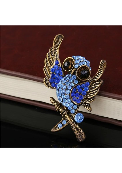 B Adolph Yeni Tasarım Kişilik Baykuş Aile Broş Pins Erkek Kadın Moda Takı Lüks Erkek Süsler Kaliteli Hediyeler (Yurt Dışından) fırsatları