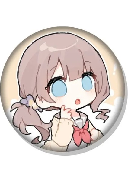 Mochizuki Honami Yoisaki Kanade Rozetleri Pimleri Anime Yoisaki Kanade Kadın Broş Moda Kamishiro Rui Cosplay Kawaii Broş Çanta Aksesuarı (Yurt Dışından)