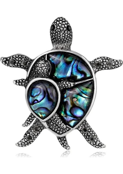 XZ0261-7 1 Parça Şerit Renk Rhinestone Deniz Kaplumbağası Hayvan Broş Pins Kadınlar Için Lüks Tasarımcı Kristal Broş Takı Parti Düğün Hediyeleri (Yurt Dışından)