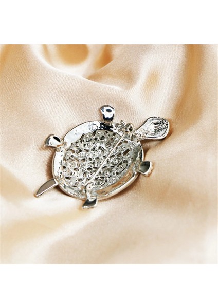 XZ0261-7 1 Parça Şerit Renk Rhinestone Deniz Kaplumbağası Hayvan Broş Pins Kadınlar Için Lüks Tasarımcı Kristal Broş Takı Parti Düğün Hediyeleri (Yurt Dışından)