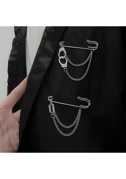 Stil 05 Kore Tarzı Metal Kelebek Zincir Broş Kadın Erkek Takım Elbise Dekorasyon Püskül Zincir Metal Boncuk Pin Kumaş Takı Aksesuarları (Yurt Dışından) fiyatları