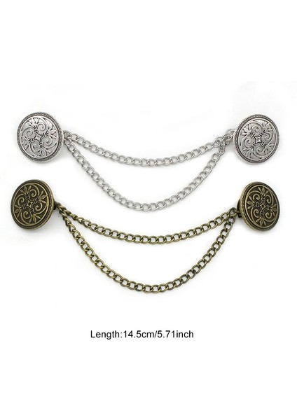 Stil 7 7 Stilleri Çiçek Yaprak Yuvarlak Şekil Zincir Hırka Klip Vintage Unisex Püskül Pelerin Gömlek Takım Elbise Yaka Tokaları Takı Broş Hediye (Yurt Dışından) fiyatları