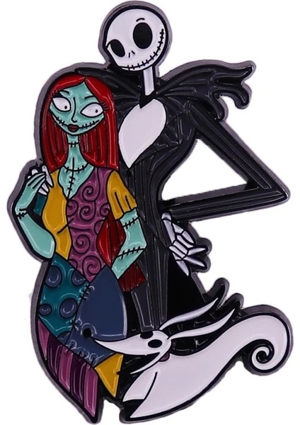 11 1 Noel Öncesi Kabus Emaye Pimleri Yaka Iğnesi Rozetleri Sırt Çantası Aksesuarları Takı Moda Broş Aksesuarları (Yurt Dışından) fırsatları