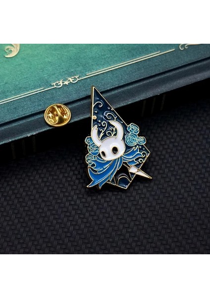 Mavi Oyun Hollow Şövalye Yaka Iğneler Sırt Çantası Broş Kemik Tırnak Soluk Kral Metal Emaye Pin Broş Kadın Erkek Rozeti Takı (Yurt Dışından)