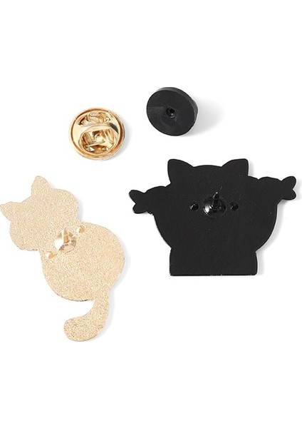 Kedi Balık1 Hayat Kediler ile Daha Güzeldir Emaye Pin Özel Kedi Balık Kahve Broş Gömlek Yaka Çanta Sevimli Hayvan Rozeti Takı Çocuklar Için Hediye (Yurt Dışından) indirimleri