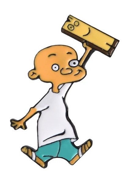 Jonny Jonny ve Plank Emaye Pin Anime Eene Rozeti Broş Yaka Pin Denim Gömlek Yaka Çocukluk Karikatür Takı Arkadaşlar Için Hediye (Yurt Dışından)