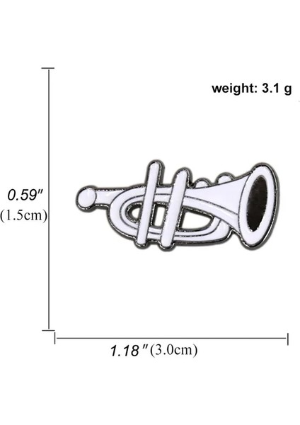 Stil-22 Müzik Bölümü Gitar Keman Tasarım Metal Emaye Broş Karikatür Sevimli Sanat Enstrüman Amblemi Pimleri Takı Giyim Aksesuarları (Yurt Dışından)