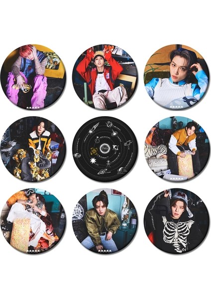 6 Kaçak Çocuklar Kpop Kaçak Çocuklar 5 Yıldızlı Yeni Albüm Rozeti Bangchan Felix Broş Hyunjin Pin Sırt Çantası Giysileri Için Koleksiyon Rozeti Biliyor (Yurt Dışından)