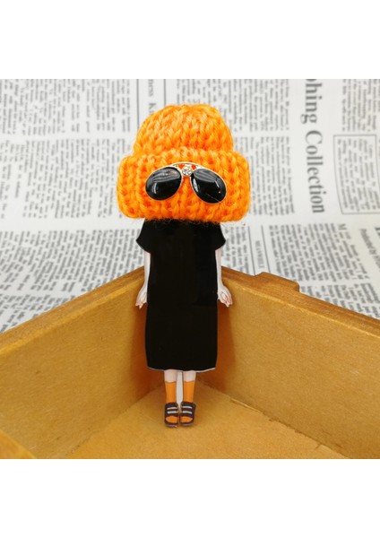 STYLE13 Harajuku Rozetleri Kadın Broş ve Iğneler Serin Emaye Güneş Gözlüğü Akrilik Karikatür Modelleri Broş Moda Takı Aksesuarları (Yurt Dışından)