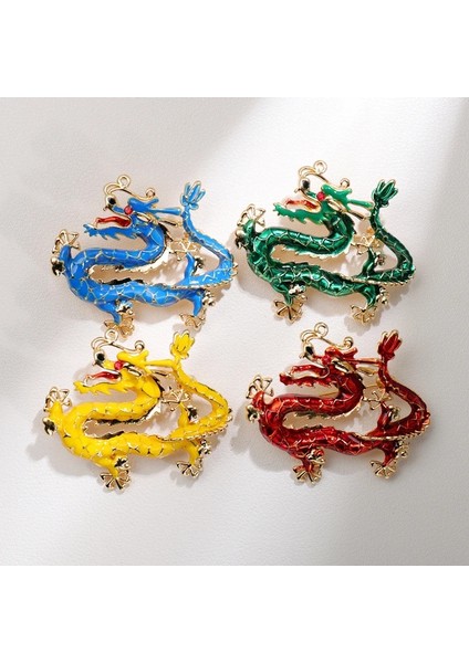 Bl 1 Adet Moda Emaye Ejderha Broş Pin Kadınlar Için Unisex 4 Renkli Gurur Ejderha Parti Rahat Broş Pin Hediyeler (Yurt Dışından)