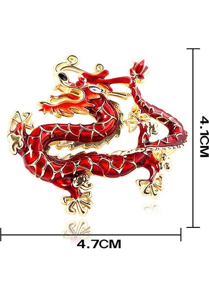 Bl 1 Adet Moda Emaye Ejderha Broş Pin Kadınlar Için Unisex 4 Renkli Gurur Ejderha Parti Rahat Broş Pin Hediyeler (Yurt Dışından)