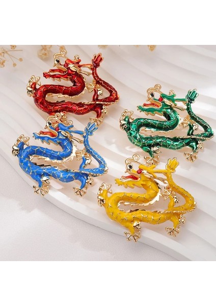 Bl 1 Adet Moda Emaye Ejderha Broş Pin Kadınlar Için Unisex 4 Renkli Gurur Ejderha Parti Rahat Broş Pin Hediyeler (Yurt Dışından)