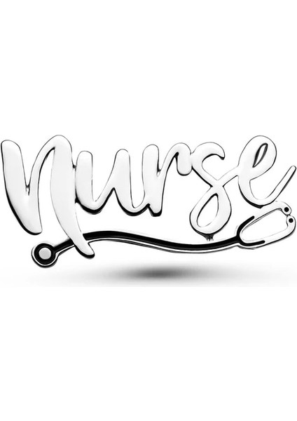 A3-P222-S Hanreshe Tıbbi Hemşire Kelime Pin Stetoskop Yaratıcı Yaka Sırt Çantası Şapka Rozeti Broş Tıp Takı Doktor Hemşire Için (Yurt Dışından)