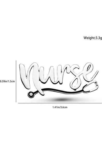 A3-P222-S Hanreshe Tıbbi Hemşire Kelime Pin Stetoskop Yaratıcı Yaka Sırt Çantası Şapka Rozeti Broş Tıp Takı Doktor Hemşire Için (Yurt Dışından) modelleri