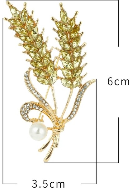 2156-KIRAZ Easya Lüks Pirinç Kulak Kiraz Broşlar 2022 Moda Charm Kadın Takı Boho Vintage Gelin Düğün Hediyesi Misafirler Için (Yurt Dışından)