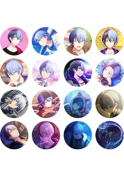 03 50MM Proje Sekai Anime Aoyagi Toya Canlı Kötü Kadro 50MM Metal Rozet Broş Pins (Yurt Dışından) fiyatları