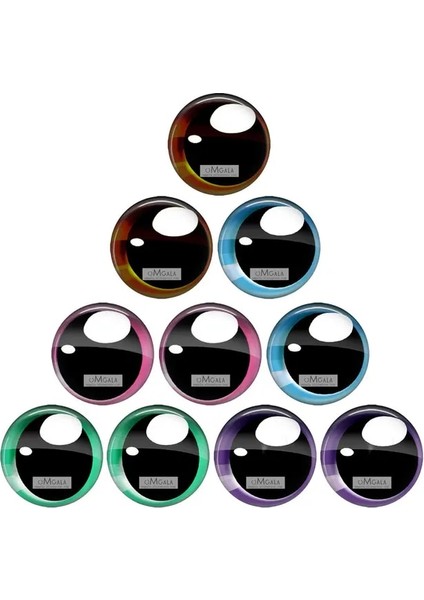 Mix1 Çift 35MM 8MM10MM12MM14MM16MM18MM20MM Yuvarlak Ejderha Kedi Gözü Cabochon Yapmak Bilezik Kolye Kadınlar Için Küpe Pimleri Broş Zanaat Kaynağı (Yurt Dışından)