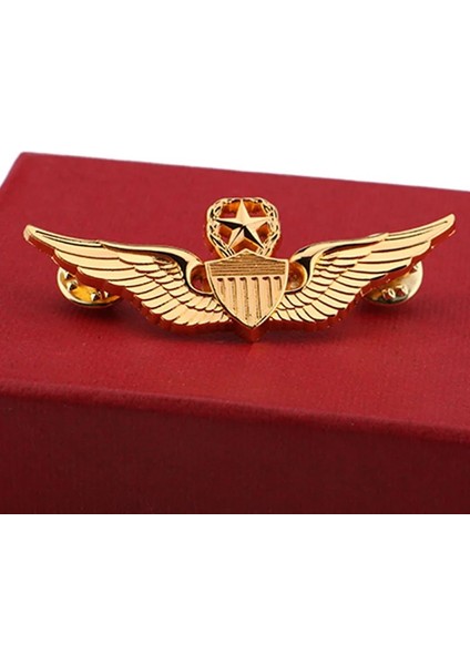 E Klasik Erkekler Broş Vintage Ikinci Dünya Savaşı Usaf Kanatları Askeri Komuta Pilotu Metal Kanatlar Metal Rozet Pin Ordu Hayranları Nostaljik Hediyelik Eşya (Yurt Dışından)