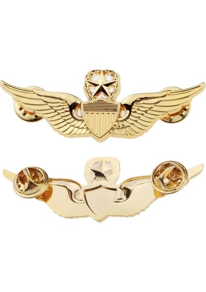 E Klasik Erkekler Broş Vintage Ikinci Dünya Savaşı Usaf Kanatları Askeri Komuta Pilotu Metal Kanatlar Metal Rozet Pin Ordu Hayranları Nostaljik Hediyelik Eşya (Yurt Dışından)