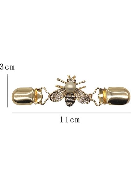 Stil 2 Vintage Hırka Kazak Ördek Klipleri Pin Broş Esnek Şal Gömlek Yaka Tokaları Eşarp Toka Kadın Giyim Broş Para (Yurt Dışından)