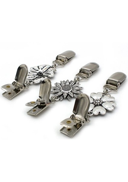 Stil 2 Vintage Hırka Kazak Ördek Klipleri Pin Broş Esnek Şal Gömlek Yaka Tokaları Eşarp Toka Kadın Giyim Broş Para (Yurt Dışından) fırsatları