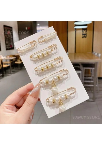 15-3 Adet Moda Kristal Bel Toka Sabit Kayış Charm Emniyet Pimi Broş Anti Güz Kazak Hırka Klip Zincir Inciler Broş Takı (Yurt Dışından) indirimleri