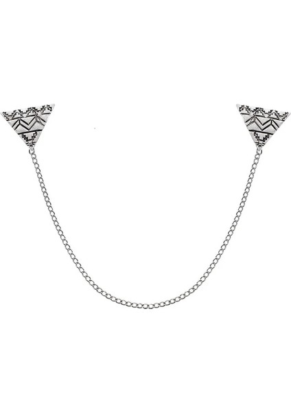 Broş Moda Vintage Erkek Broş Melek Kanatları Geyik Kurt Kedi Hayvan Broş Pins Erkekler ve Kadınlar Kafatası Broş Gömlek Yaka Pin Broş (Yurt Dışından)