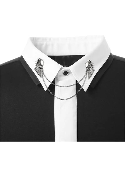 Kanat Broş Moda Vintage Erkek Broş Melek Kanatları Geyik Kurt Kedi Hayvan Broş Pins Erkekler ve Kadınlar Kafatası Broş Gömlek Yaka Pin Broş (Yurt Dışından) fiyatları