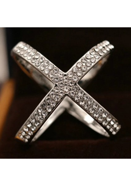 Altın 1 Sıra K Kristal Broş Çapraz Eşarp Toka Kadınlar Için Içi Boş x Şekli Atkılar Toka Broş Moda Takı Giyim Aksesuarları (Yurt Dışından) fırsatları