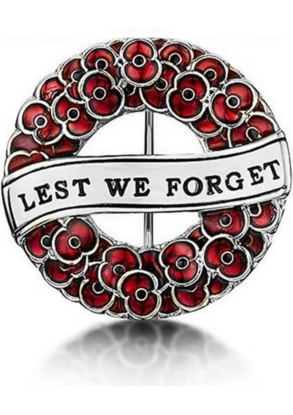 3x3 cm Eanmel Kırmızı Gelincikler Kadınlar Için Broşlar Ingiltere "lest We Forgot" Pin Anma Çiçek Apoletler Takı Hediyeler Anma Günü Için (Yurt Dışından) indirimleri