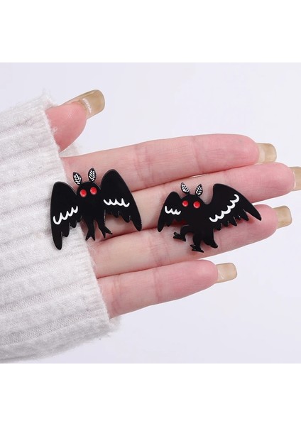 XZ8420 Mothman Karikatür Emaye Pin Siyah Punk Gotik Hayvan Güve Broş Yaka Pin Şapka Elbise Sırt Çantası Rozeti Takı Pin Arkadaşa Hediye (Yurt Dışından) indirimleri