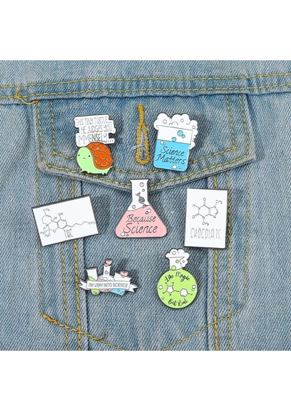 22 Bilim Emaye Pin Test Tüpü Dna Moleküler Denklem Deney Fare Metal Rozet Punk Takı Hediye Yaratıcı Bilim Yaka Broş (Yurt Dışından) modelleri