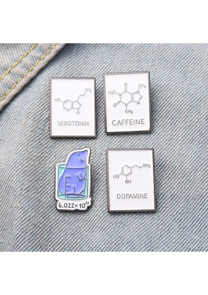 22 Bilim Emaye Pin Test Tüpü Dna Moleküler Denklem Deney Fare Metal Rozet Punk Takı Hediye Yaratıcı Bilim Yaka Broş (Yurt Dışından) fırsatları