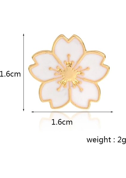 Pembe Çok Renkli Sakura Pimleri Çiçek Pimleri Rozetleri Broş Sert Emaye Yaka Pin Sırt Çantası Aksesuarları Japon Çiçek Sakura Takı (Yurt Dışından) fırsatları