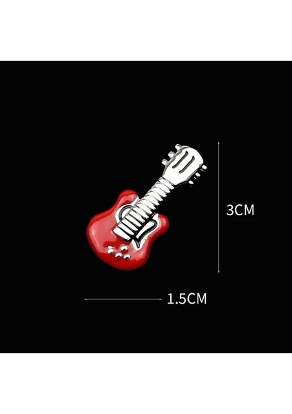 Stil 4 Saksafon Gitar Broş Müzik Notu Mini Yaka Pin Erkek Kadın Takım Elbise Ceket Pimleri Şık Takı Gömlek Yaka Pin Günlük Aksesuar Hediye (Yurt Dışından)