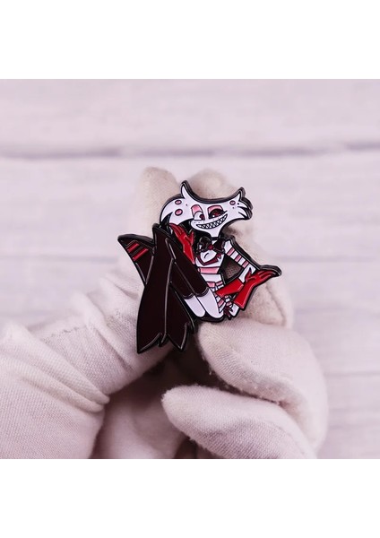 Stil 7 Anime Hazbinhotel Alastor Emaye Pimleri Kötü Adam Otel Helluva Bosss Karikatür Metal Broş Rozeti Mücevherat Sırt Çantası Aksesuarı Hediyeler (Yurt Dışından) indirimleri