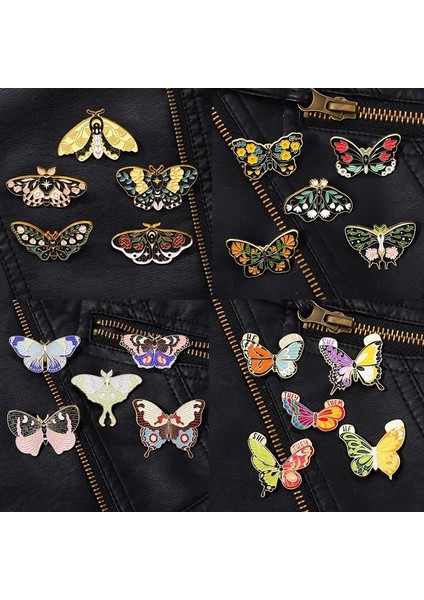 Stil 16 Kelebek Emaye Pin Güve Zamir Böcek Hayvan Rozetleri Punk Güzel Broş Cadılar Bayramı Kadınlar Için Goth Cadı Takı Yaka Hediyeler (Yurt Dışından) fiyatları