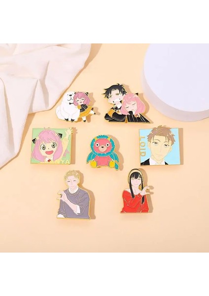 XZ7114 Casus Aile Emaye Pimleri Özel Anya Yor Loid Sahtekar Damian Broşlar Anime Yaka Rozetleri Karikatür Takı Takı Çocuklar Için Hediye Arkadaşlar (Yurt Dışından) modelleri