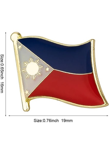 KS0059 Bayrak Yaka Pin Rozeti Broş Bosna Polonya Danimarka Almanya Dominik Cumhuriyeti Rusya Fransa Vatikan Küba Kosta Rika Kolombiya Finlandiya (Yurt Dışından)