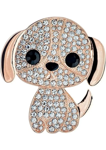 Cindy Xiang Yeni Varış Taklidi Köpek Broş Yavru Pin Çocuklar Kadınlar Için Sevimli Canlı Hayvan Figürlü Mücevherat Yüksek Kalite (Yurt Dışından)