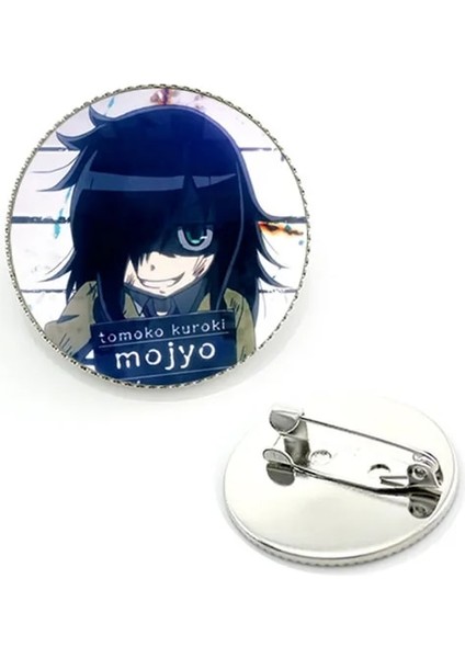 QWT587 Karikatür Watamote Kuroki Tomoko Cosplay Broş Parti ve Düğün Takısı Anime Aksesuarları Giysi Sırt Çantası QWT577 (Yurt Dışından)
