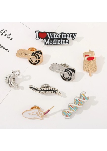Tıbbi Broş 12 Tıbbi Broş Unisex Karikatür Rozeti Enjeksiyon Gözlük Dna Hemşire Pin Kadın Yaka Metal Broş Takı Hediye Mezuniyet Hatıra (Yurt Dışından) indirimleri
