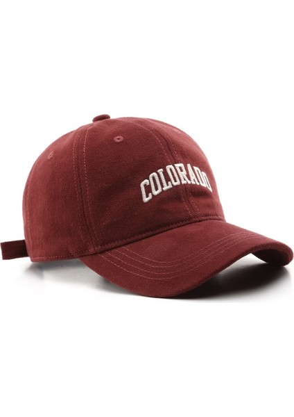 Mektup Işlemeli Sivri Uçlu Kap Açık Hava Sporları Beyzbol Şapkası (Yurt Dışından)