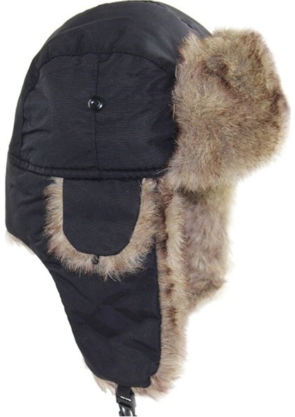 Erkek Kulak Koruma Şapkası Kışlık Sıcak Şapka (Yurt Dışından)