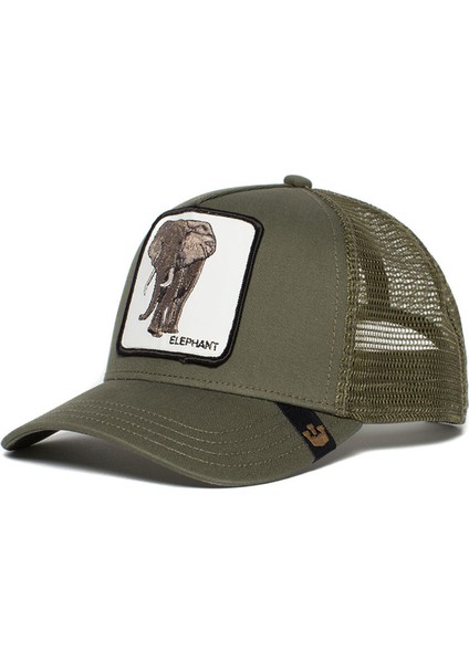 Karikatür Güneş Kremi Örgü Nakış Hayvan Beyzbol Şapkası (Yurt Dışından)