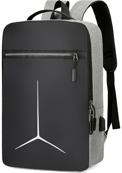 Büyük Kapasiteli USB Arayüzü Sırt Çantası Bilgisayar Sırt Çantası (Yurt Dışından)