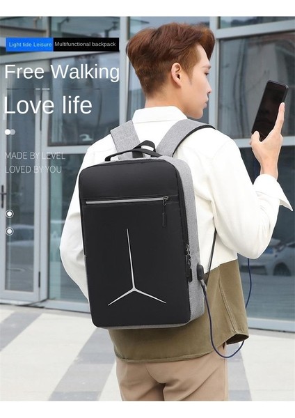 Büyük Kapasiteli USB Arayüzü Sırt Çantası Bilgisayar Sırt Çantası (Yurt Dışından) fiyatları