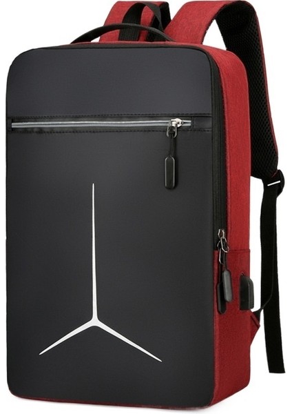 Büyük Kapasiteli USB Arayüzü Sırt Çantası Bilgisayar Sırt Çantası (Yurt Dışından)