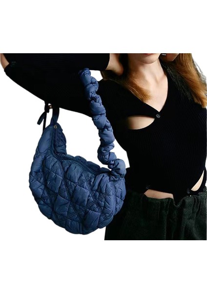 Cloud Bubble Çanta Katlanmış Gündelik Koltuk Altı Tek Omuz Messenger Alt Çanta (Yurt Dışından)